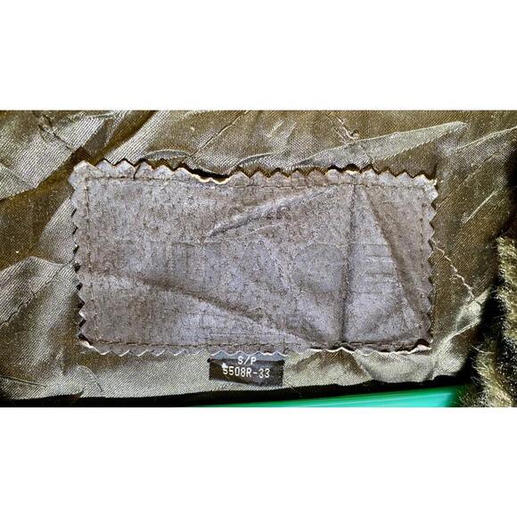 Vintage Y2k Nuage Suede Leather Midlength Jacket with Faux fur Hooded S/P - Picture 5 of 7